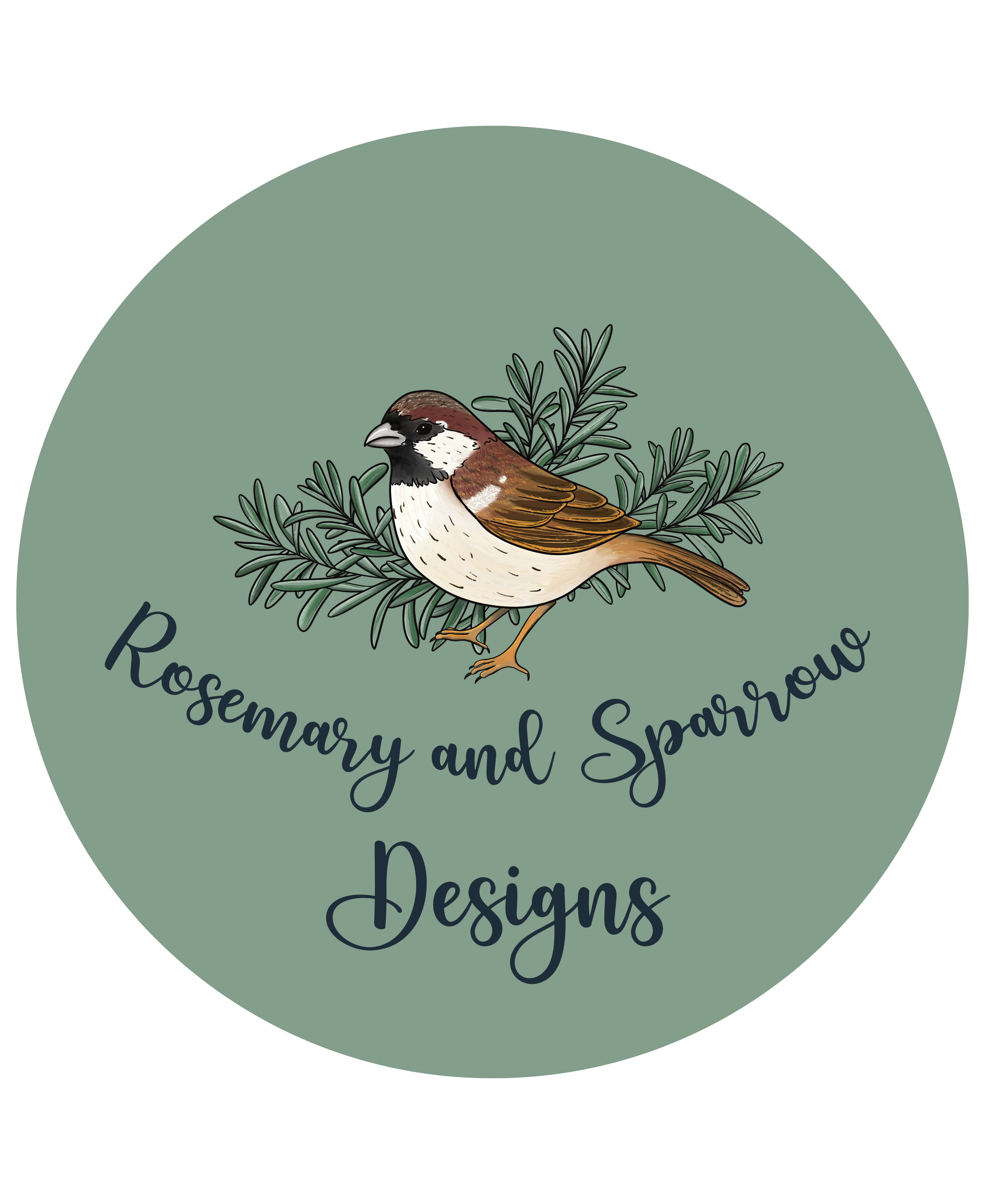 Rosemary and Sparrow Designs Logo